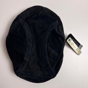 NWT Vintage Wilson's Leather Maxima Black Suede Newsboy Cap (L/XL) biker grunge